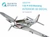 Quinta Studio QD32144 P-51D Mustang 3D-Printed & coloured Interior on decal paper (Trumpeter) 1/32